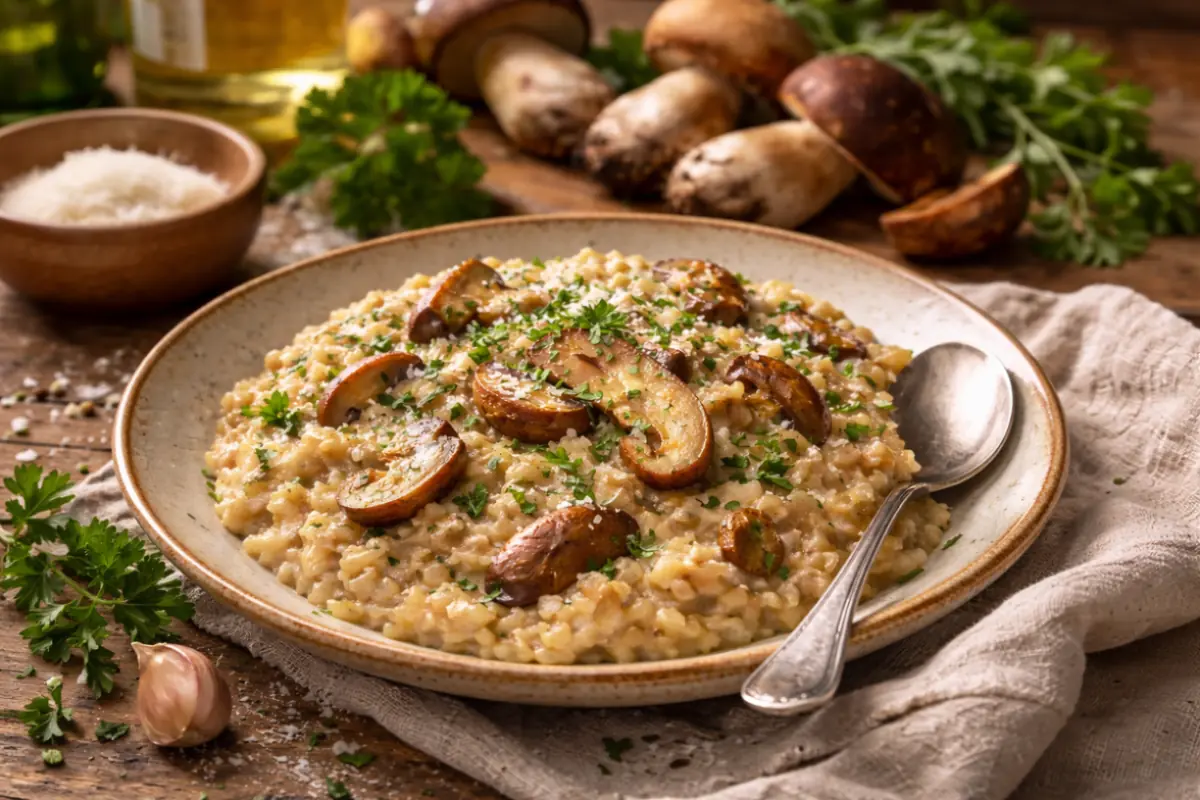 risotto funghi porcini