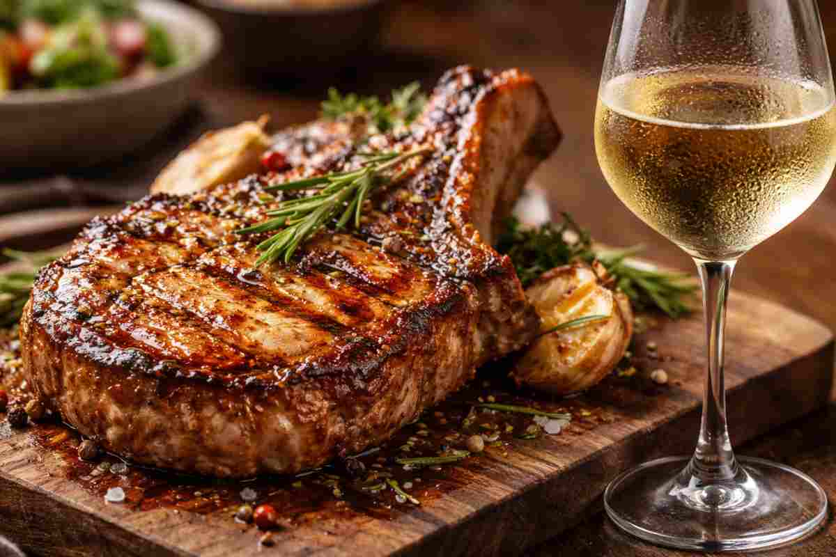 vino bianco da abbinare al maiale