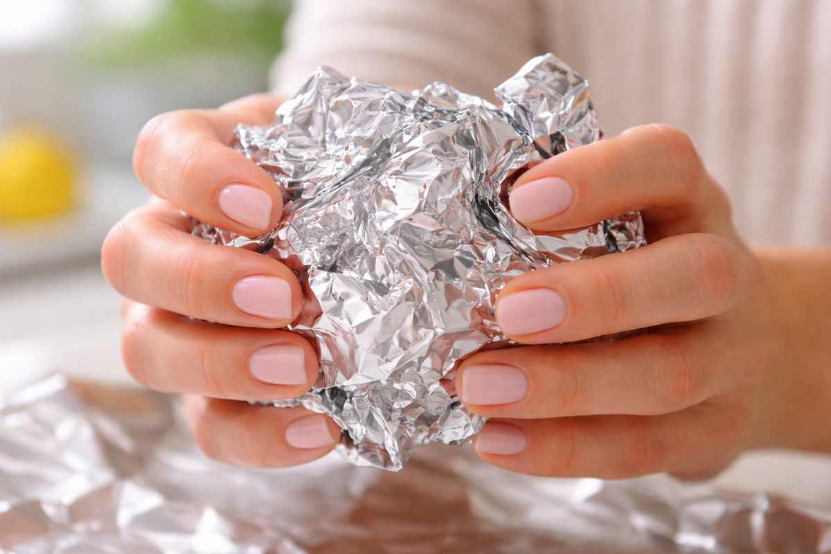 trucco alluminio per lavastoviglie